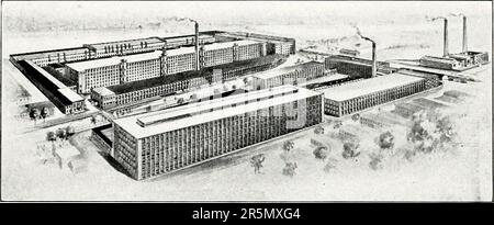 « Lawrence hier et aujourd'hui (1845-1918) une histoire concise de Lawrence Massachusetts - ses industries et ses institutions; les statistiques municipales et une variété d'informations concernant la ville » (1918) Banque D'Images