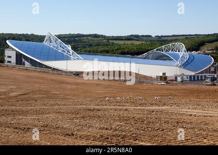 Nouveau stade du Brighton Hove Albion football Club à Falmer Sussex Banque D'Images