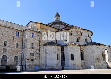 Ancienne église abbatiale Sainte-Marie, 12th siècle, Souillac, département du Lot, midi-Pyrénées, France Banque D'Images
