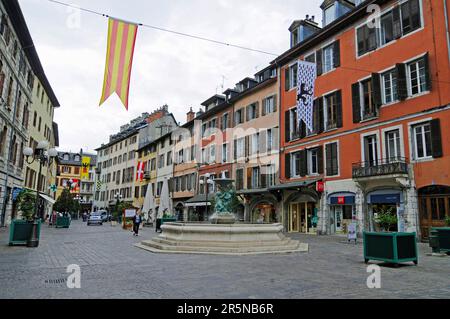 Place Saint Leger, Chambéry, Rhône-Alpes, France Banque D'Images