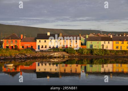 Portmagee, Port de Portmagee, péninsule d'Iveragh, comté de Kerry, Irlande Banque D'Images