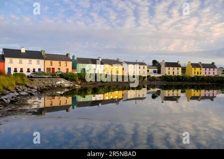 Portmagee, Port de Portmagee, péninsule d'Iveragh, comté de Kerry, Irlande Banque D'Images