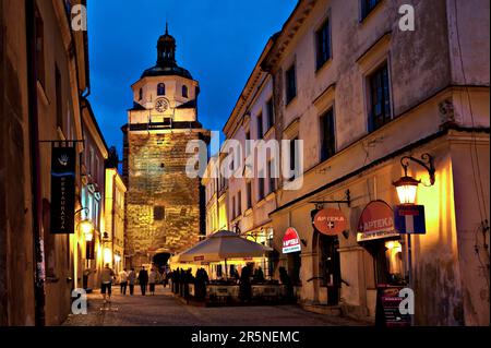 Porte de Cracovie, Lublin, district de Lublin, Pologne Banque D'Images