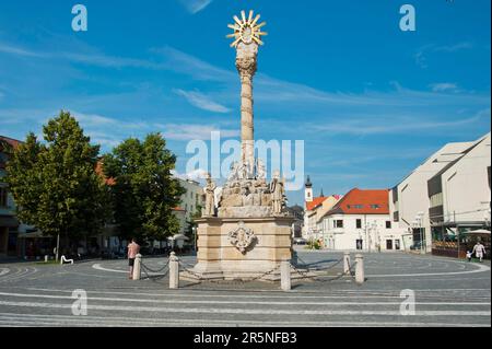 Colonne de la Sainte Trinité, Thyrnau, Trnava, Slovaquie Banque D'Images
