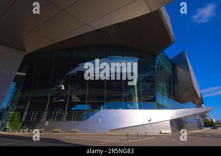 BMW, Munich, BMW World, Bavière, Allemagne Banque D'Images