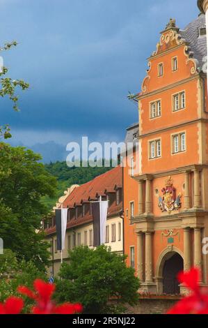 Bad Mergentheim, Château de l'ordre teutonique, route romantique, Bade-Wurtemberg, Allemagne Banque D'Images