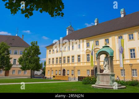 Altoetting, Maison du Pape Benoît XVI, Musée du pèlerinage, Kapellenplatz, haute-Bavière, Bavière, Allemagne Banque D'Images