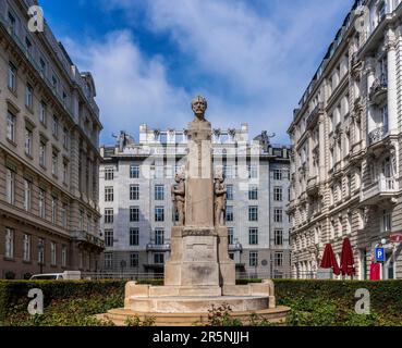 Le bâtiment autrichien de la banque postale d'épargne, Georg Cochplatz, Vienne, Autriche, Europe Banque D'Images