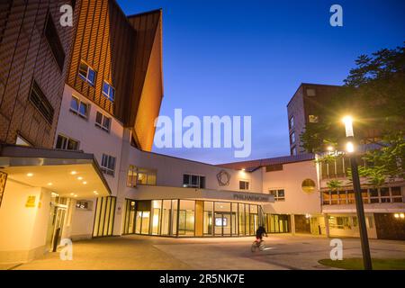 Philharmonie, Kulturforum, Tiergarten, Mitte, Berlin, Allemagne Banque D'Images