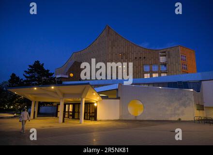 Philharmonie, Kulturforum, Tiergarten, Mitte, Berlin, Allemagne Banque D'Images