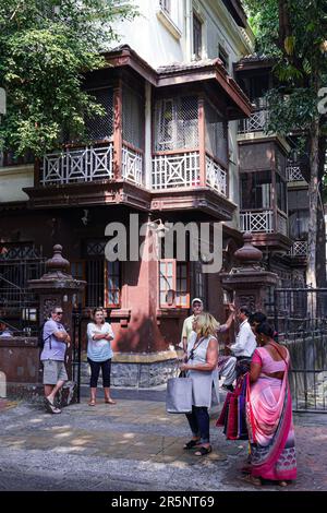 Musée Mani Bhavan Gandhi à Mumbai, Inde Banque D'Images