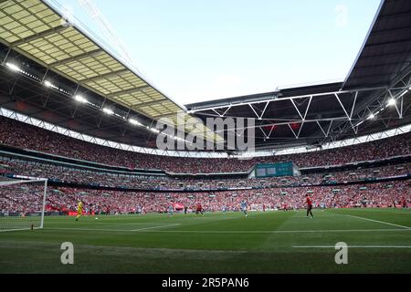 Londres, Royaume-Uni. 03rd juin 2023. Un aperçu général du match final de la coupe Emirates FA Manchester City contre Manchester United au stade Wembley, Londres, Royaume-Uni, le 3rd juin 2023. Crédit : Paul Marriott/Alay Live News Banque D'Images