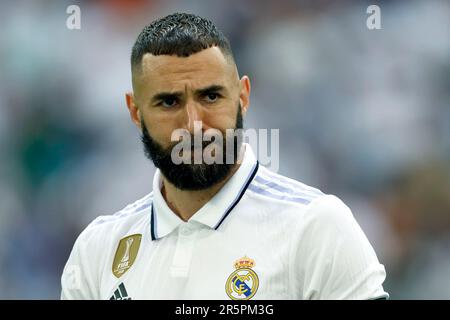 Madrid, Espagne. 04th juin 2023. Karim Benzema du Real Madrid CF pendant le match de la Liga entre le Real Madrid et le Club Athlétique joué au stade Santiago Bernabeu sur 4 juin 2023 à Madrid, Espagne. (Photo de Cesar Cebola/PRESSIN) Credit: PRESSINPHOTO SPORTS AGENCY/Alay Live News Banque D'Images