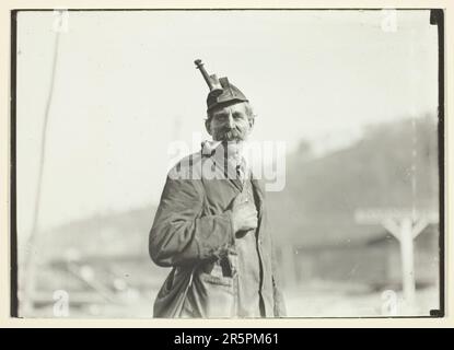 Welsh Coal Miner, West Virginia Mine Date : 1909 artiste : Lewis Wickes Hine American, 1874–1940 Banque D'Images