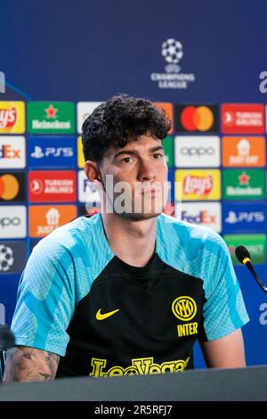 Appiano Gentile, Italie -juin 5 2023 - F.C. Internazionale Media Day for Champions League final Istanbul - bastoni alessandro - Credit: Kines Milano/Alay Live News Banque D'Images