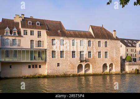 France, Doubs, Ornans, l'hôtel Heber, lieu de naissance de Gustave Courbet, aujourd'hui musée Courbet Banque D'Images