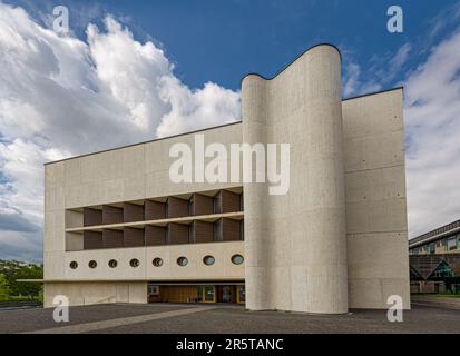Nouvelle extension de la Bibliothèque d'État du Bade-Wurtemberg. Stuttgart, Bade-Wurtemberg, Allemagne, Europe Banque D'Images
