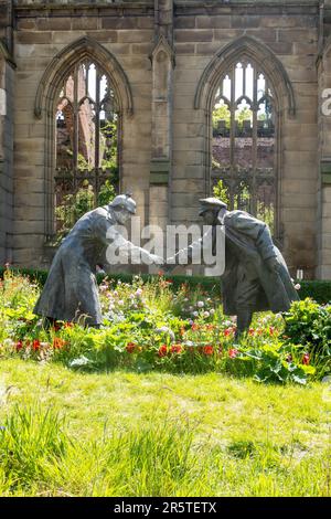 St. L'église de Luke bombardée à Liverpool Banque D'Images