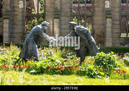 St. L'église de Luke bombardée à Liverpool Banque D'Images