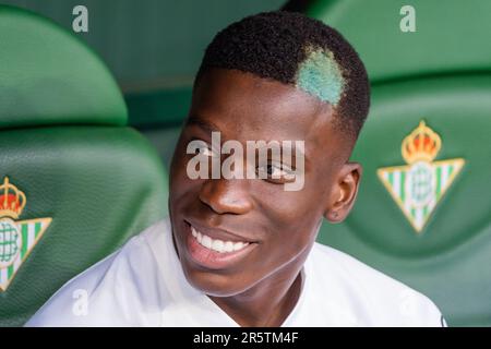 Séville, Espagne. 04th juin 2023. Ilaix Moriba vu lors du match de la Liga Santander 2022/2023 entre Real Betis et Valencia CF au stade Benito Villamarin. Score final; Real Betis 1:1 Valencia CF. Crédit : SOPA Images Limited/Alamy Live News Banque D'Images