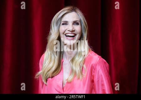 Rome, Italie. 05th juin 2023. Lorella Cuccarini participe à la séance photo de la présentation de la saison 2023/2024 du Théâtre de Brancaccio à Rome (photo de Matteo Nardone/Pacific Press) Credit: Pacific Press Media production Corp./Alay Live News Banque D'Images