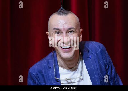 5 juin 2023, Rome, Italie: Arturo Brachetti participe à la séance photo de la présentation de la saison 2023/2024 du Théâtre de Brancaccio à Rome (Credit image: © Matteo Nardone/Pacific Press via ZUMA Press Wire) USAGE ÉDITORIAL SEULEMENT! Non destiné À un usage commercial ! Banque D'Images