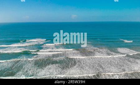 Une vue aérienne de Kangaroo Island Pennington Bay Beach en Australie Banque D'Images
