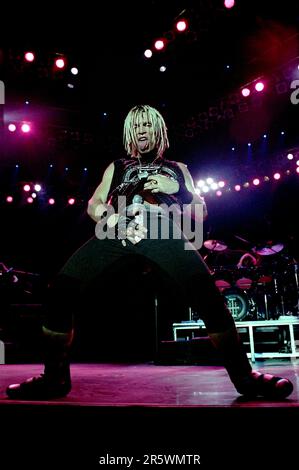 Milan italie 1993-09-07 : Billy Idol concert au Forum Assago Banque D'Images