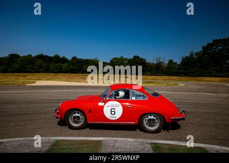 06 Debbie GOURDON, Giovanna QUINTILI, Porsche 356 C 1964, pendant le Rallye des Princesses Richard mille de 3 juin à 8, 2023 entre Paris et Nice, France - photo Gregory Lenormand/DPPI crédit: DPPI Media/Alamy Live News Banque D'Images