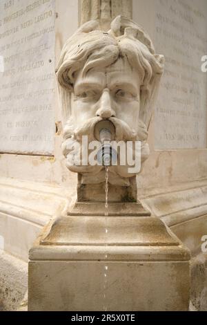 Détail fontaine Aix en Provence France Banque D'Images