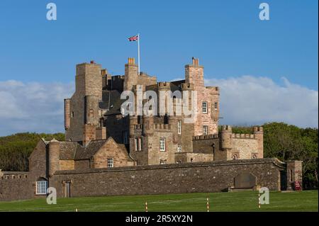 Castle Mey, Comté de Caithness, Écosse, Royaume-Uni Banque D'Images