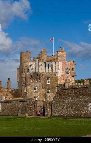Castle Mey, Comté de Caithness, Écosse, Royaume-Uni Banque D'Images