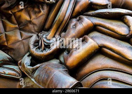 Sculpture Couch Monster par Brian Jungen à Toronto, Canada Banque D'Images