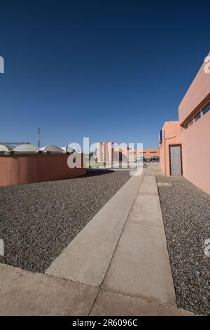 Usine Waterleau de Marrakech : équipement de traitement des eaux usées Banque D'Images