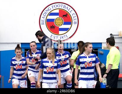 Photo du dossier datée du 14-03-2021 de Reading Players. La lecture sera à temps partiel après leur relégation de la Super League féminine. Date de publication : mardi 6 juin 2023. Banque D'Images