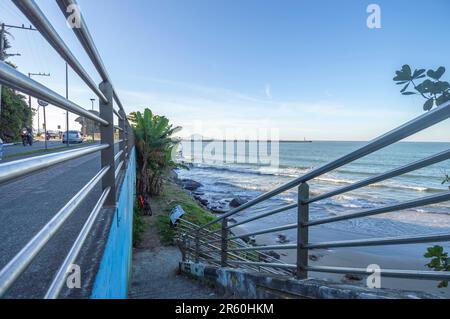 Itajaí-sc,brésil-juin 04,2023 le bec de Parrot, site touristique connu sous le nom de Bico do papagaio. Banque D'Images