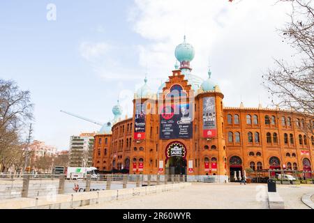 La première arène au Portugal, le Campo Pequeno sur l'Avenida Republica, Lisbonne. Banque D'Images