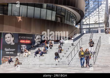 L'entrée arrière du quartier St James à Édimbourg Banque D'Images