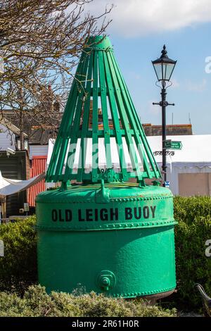 Old Leigh Buoy, dans la région Old Leigh de Leigh-on-Sea, dans l'Essex, au Royaume-Uni. Banque D'Images