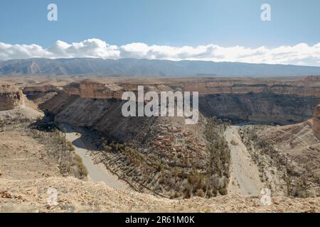 Canyon de Ghoufi dans la province de Batna à l'est de l'Algérie, Afrique Banque D'Images