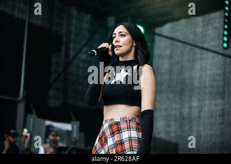 LØLØ AKA LOLO se produit en direct au festival de dunk slam nord de Leeds, Royaume-uni, 28th mai 2023. Banque D'Images