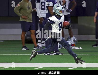 Dallas Cowboys wide receiver KaVontae Turpin (9) is seen during an NFL  football game against the Cincinnati Bengals, Sunday, Sept. 18, 2022, in  Arlington, Texas. Dallas won 20-17. (AP Photo/Brandon Wade Stock Photo -  Alamy