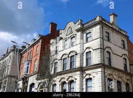 Omagh High Street dans le comté de Tyrone Banque D'Images