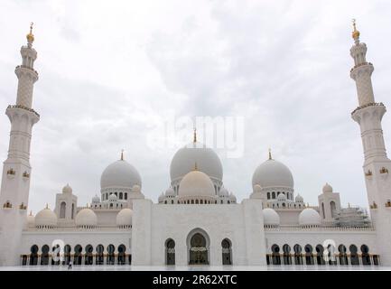 Grande mosquée Sheikh Zayed, Émirats arabes Unis d'Abu Dhabi Banque D'Images