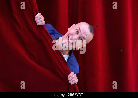 5 juin 2023, Rome, Italie: Arturo Brachetti participe à la séance photo de la présentation de la saison 2023/2024 du Théâtre de Brancaccio à Rome (Credit image: © Matteo Nardone/Pacific Press via ZUMA Press Wire) USAGE ÉDITORIAL SEULEMENT! Non destiné À un usage commercial ! Banque D'Images