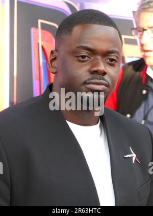 Los Angeles, Californie, États-Unis 30th mai 2023 l'acteur Daniel Kaluuya assiste à Sony Pictures présente la première mondiale de Spider-Man à travers le verset d'araignée au Regency Village Theatre sur 30 mai 2023 à Los Angeles, Californie, États-Unis. Photo par Barry King/Alay stock photo Banque D'Images