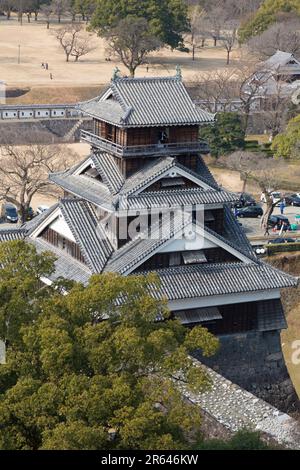 Tourelle UTO du château de Kumamoto Banque D'Images