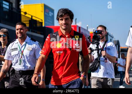 Circuit de Barcelone-Catalunya, Barcelone, SpainMonaco, 4,juin.2023: Carlos Sainz, pendant le Grand Prix de Formule 1 de Monaco Banque D'Images