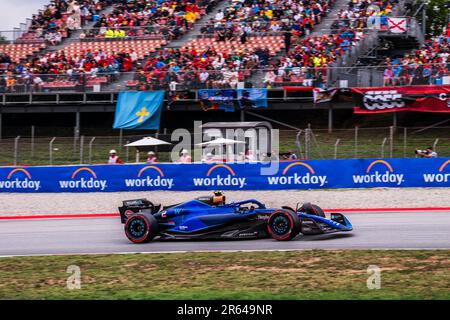 Circuit de Barcelone-Catalunya, Barcelone, SpainMonaco, 3,juin.2023: Logan Sargeant, pendant le Grand Prix de Formule 1 de Monaco Banque D'Images