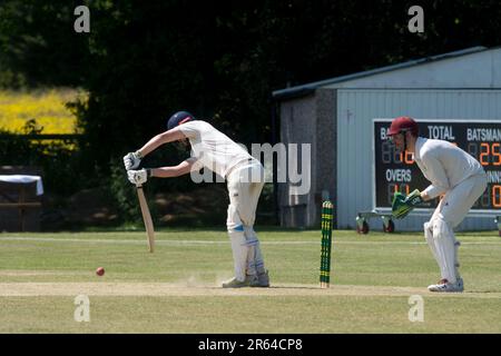 Cricket Village au Norton Lindsey, Warwickshire, England, UK Banque D'Images